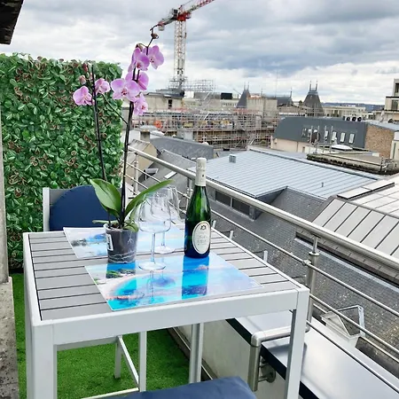 Apartment Unique Penthouse Terrasse Privative 1-4 Personnes A Cote De Louis Vuitton